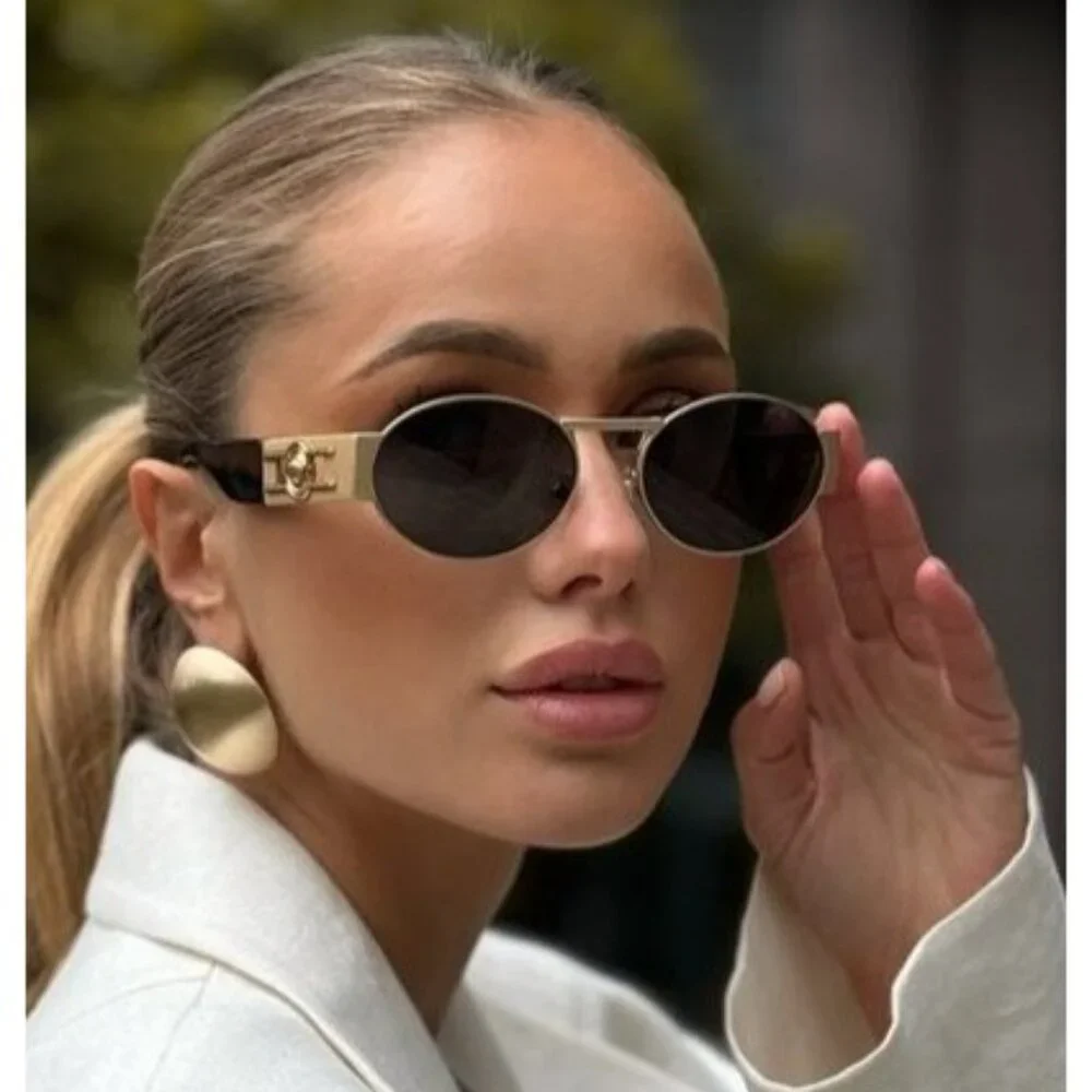 NEW VERSACE VE2264 1002/30 SUNGLASSES MOD 2264 GOLD UNISEX VERSACE VE2264 100230